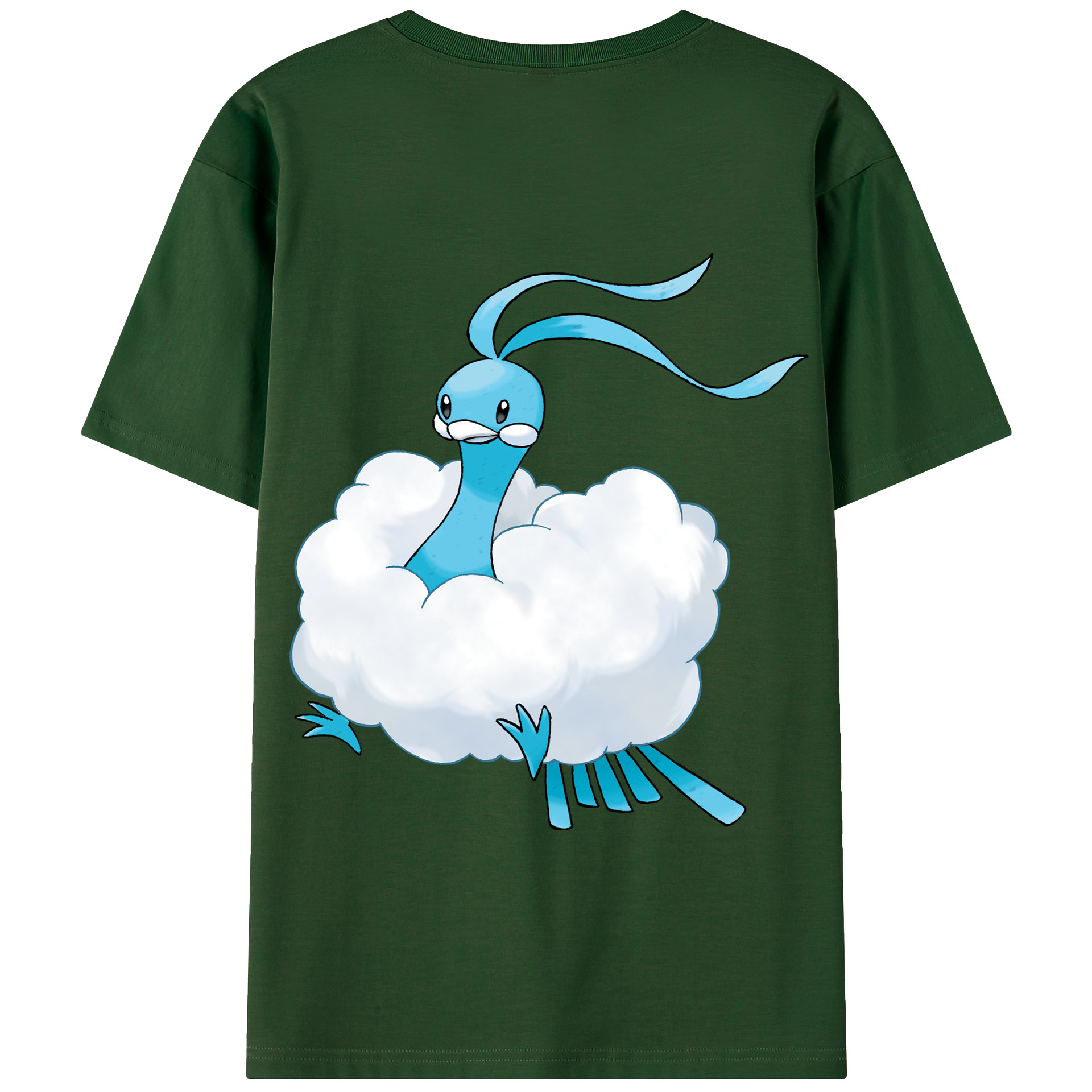 （画像用） ポケットモンスター Pokémon 綿100％半袖Tシャツ（背面プリント）